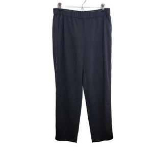 C Le Daniel Pants XS‎ Black Tuxedo Stripe Skinny Pu